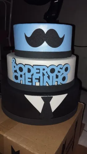 Bolo Fake Poderoso Chefinho