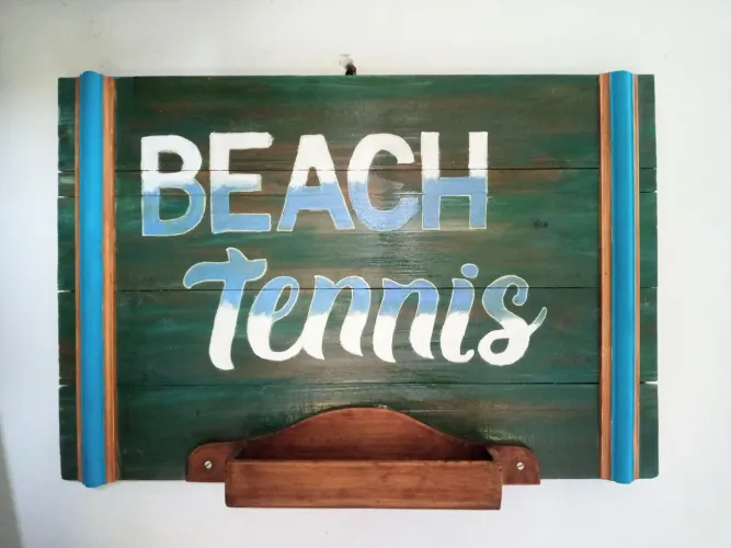 Painel Beach tennis raquete tenis