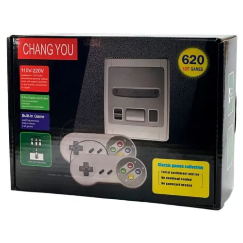 Console Retrô Chang You LH-35 Com 620 Jogos 8 Bits
