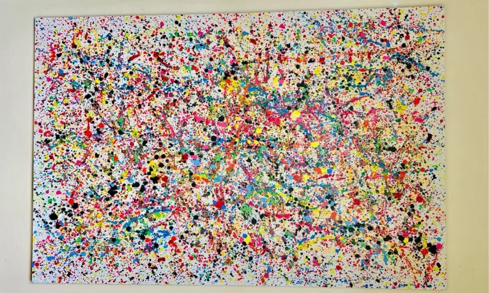 Quadro Abstrato Colorido 150x100cm