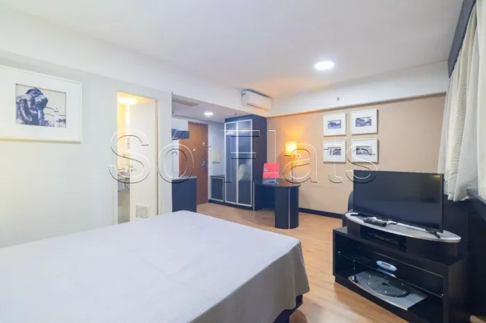Studio no Jardim Paulista próximo do Hospital Beneficência Portuguesa disponível para loca