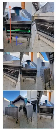 Churrasqueira toda inox vendo por 4000 mil reais