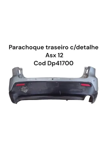 Parachoque traseiro asx 12 c detalhe