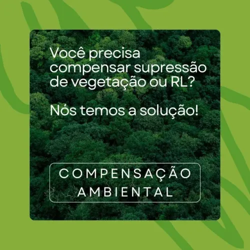 Áreas para Compensação Ambiental