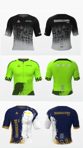 Trio camiseta ciclismo Hardcore Bikes tamanho M( edição especial)