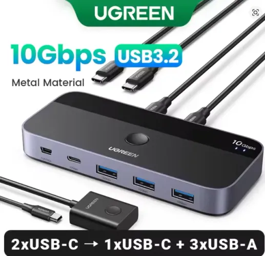 KVM - Ugreen USB Switch USB 3.0