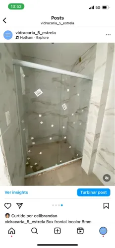 Vidraçaria em geral