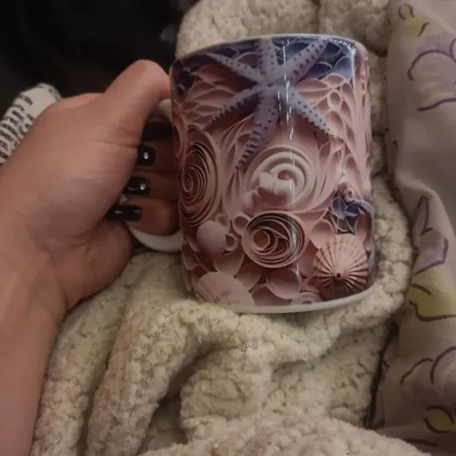 Xícara porcelana caneca estrela