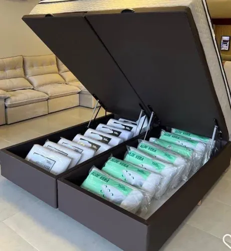 BASE BOX BAU QUEEN 40% DESCONTO PAGUE NA ENTREGA