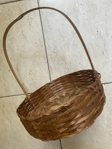 Cesta de Bambu Artesanal Decoração
