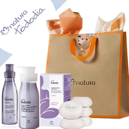 Kit Natura Tododia Algodão: Hidratação e Perfumação