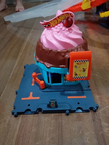 Pista Hotwheels sorveteria 