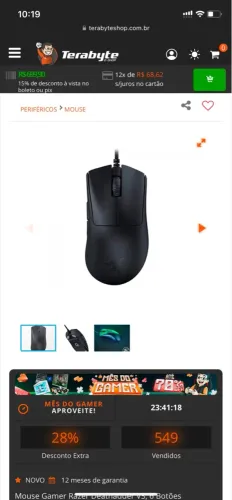 Mouse Gamer Razer Deatheadder V3