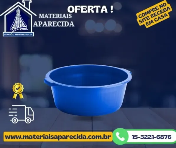 Bacia Plastica 30 LTS Plasmont