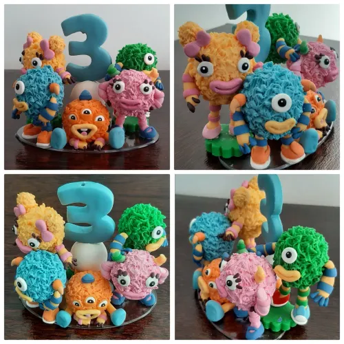 Vela de biscuit Momonstros