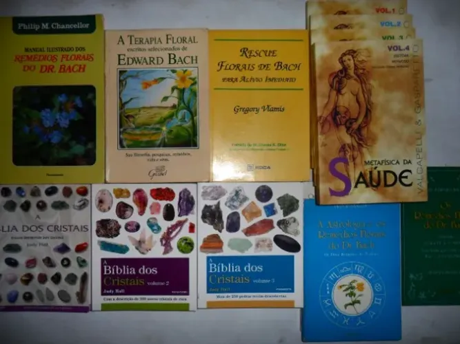 Livros, Richard Bach, Bíblia Cristais E Metafisica Da Saúde