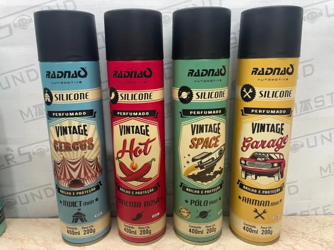 Silicone perfumado 400ml vintage de alta performance show 
