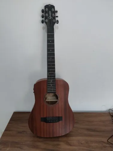 Violão Giannini Gtg-36s Travel Aço Eq Walnut Satin (baby)