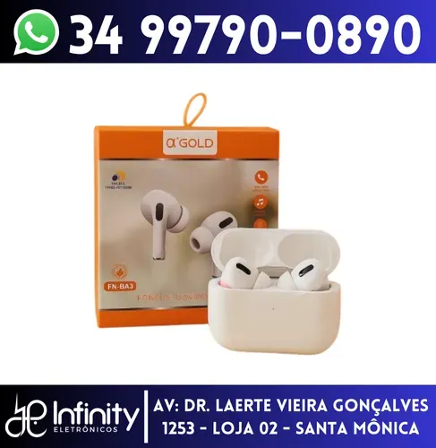 Fone Sem Fio Bluetooth Agold