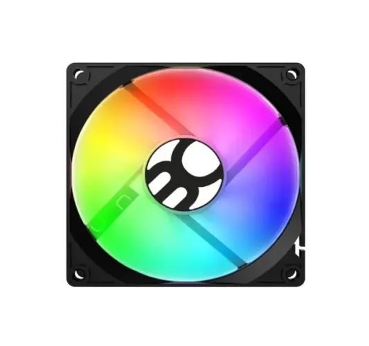 Fan led Rainbow 120MM S09RBW- PRETO