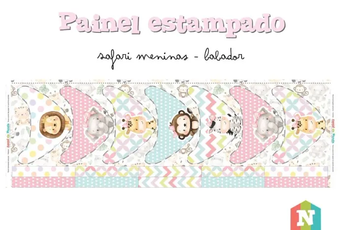 Safári Meninas - Babador bandana