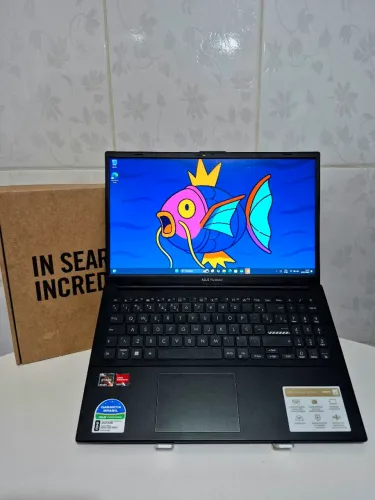 NOTEBOOK ASUS RYZEN 5 COM NOTA FISCAL E CAIXA