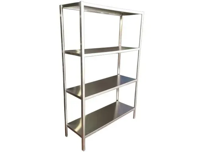 Estante de Aço Inox 4 Prateleiras