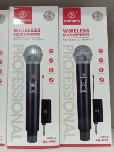 Microfone Sem Fio Profissional KA-M91
