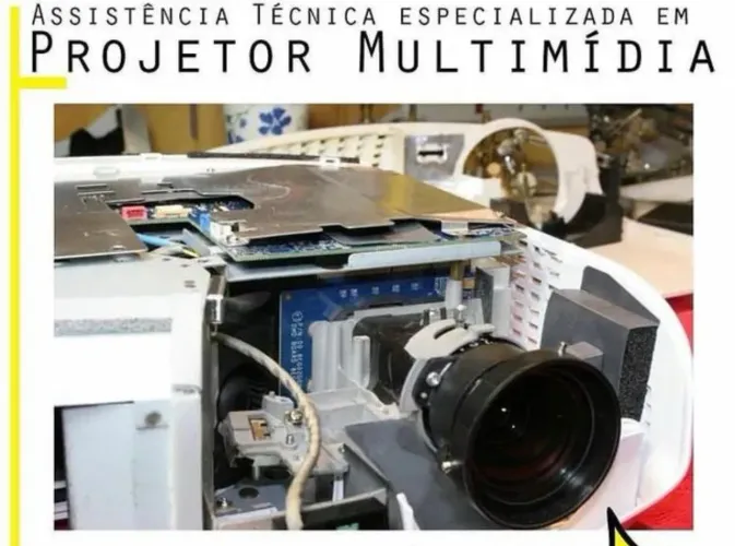 Assistência Técnica para Projetor Multimídia, Telas, Som, etc.