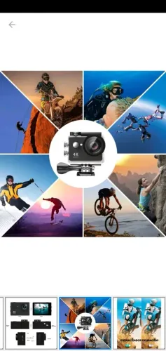 Câmera de Ação 4K - Aventura em Alta Definição usada boa 