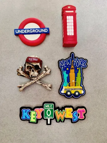 Imãs de geladeira, London, Key West e New York