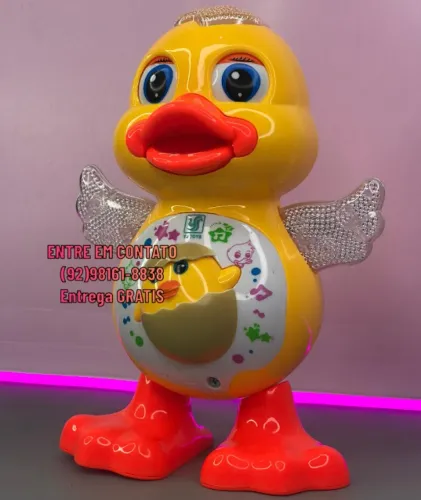 Pato Dançante Músical Infantil Dançante Canta - Entrega das 9 até as hrs22