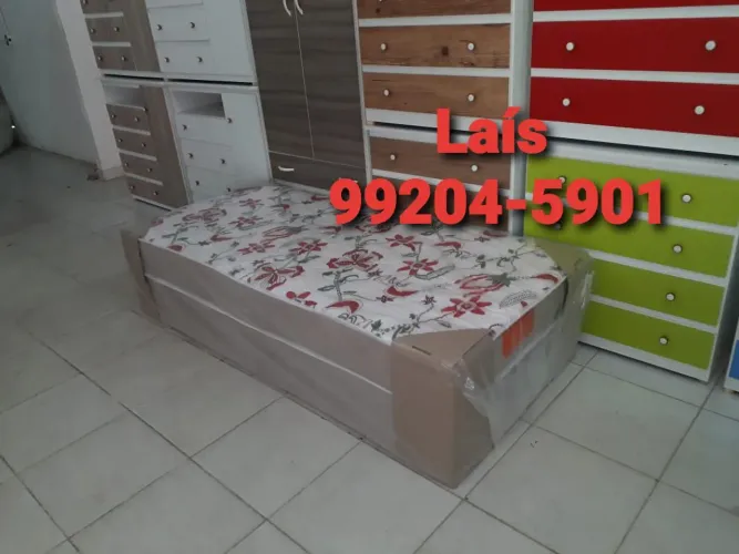 Cama solteiro fazemos entrega  !!!!
