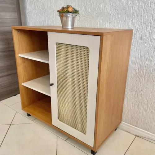 NOVO | Balcão Buffet Sala 80cm Cantinho do Café Aparador - Fazemos Entrega
