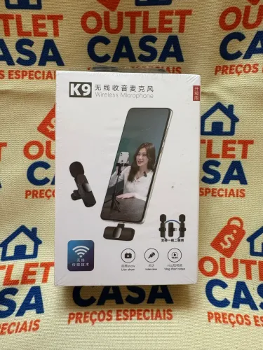 Microfone de lapela sem fio