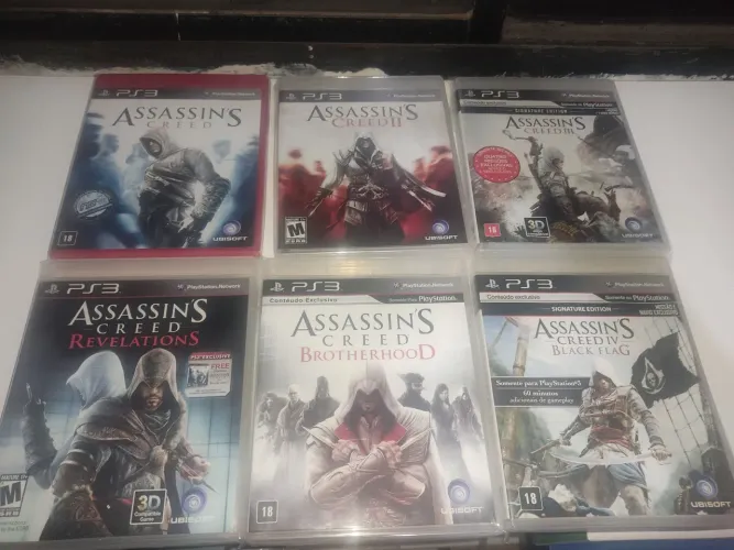 Coleção Assassins Creed Ps3