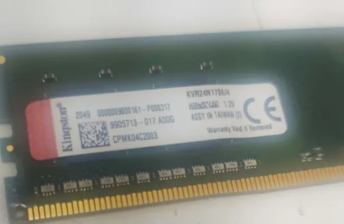4gb DDR4 Kingston - 2400MHz Desktop