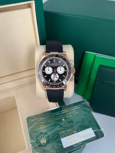 Relogio Rolex Daytona Borracha - Linha Super - Máquina Eta