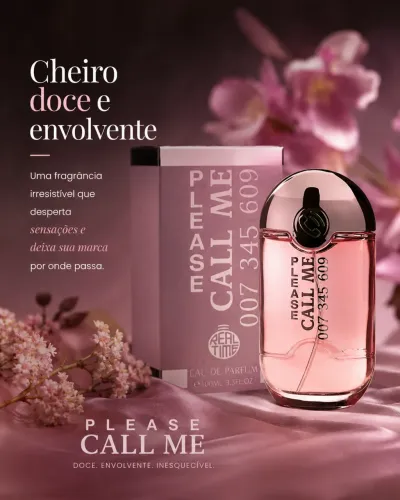 Perfume please Call me 100 ml Cheirinho doce , envolvente irresistível!?