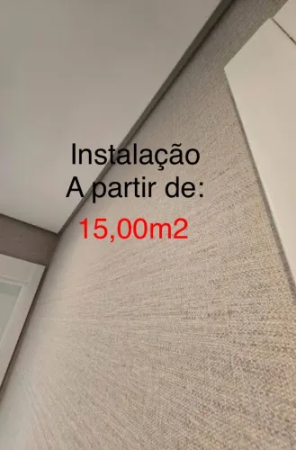 Instalação de papel de parede e pintura