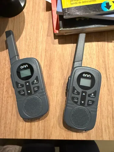 ONN Walkie Talkies, kit com 2 unidades