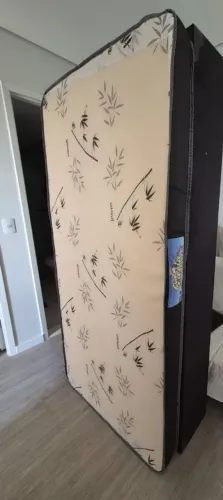 Cama box + colchão D23 (Solteiro)