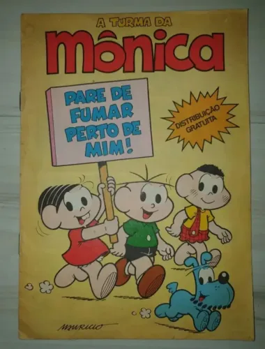 Gibi Promocional Turma Da Mônica Pare De Fumar Perto De Mim
