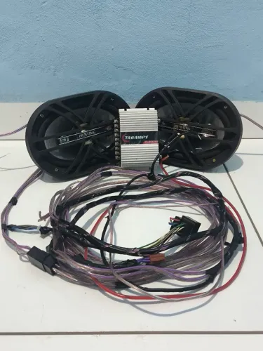 Kit de Som Automotivo Taramps TS 400X4 + 2 Alto-Falantes Bravox