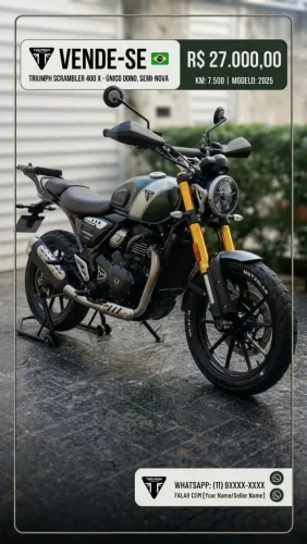 Scrambler 400x triumph 