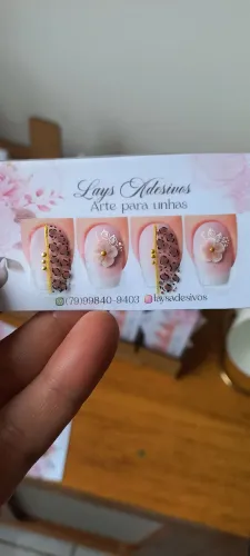 Adesivos artesanais para unha