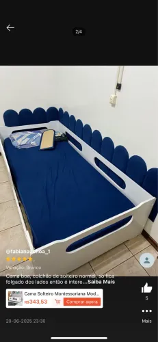 Cama infantil Nova na caixa