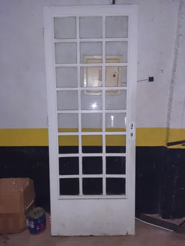 Promoção até final julho - Folha de Porta ferro com vidro
