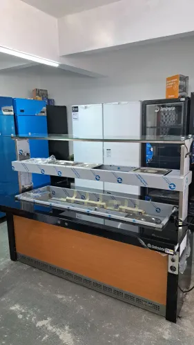 Ac buffet duplo Gelopar 10 quentes e 5 frios