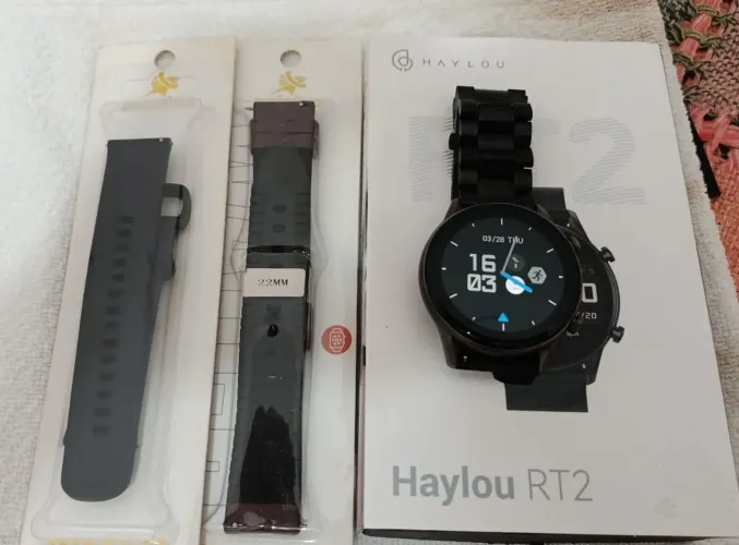Relógio Smartwatch Haylou Rt2 Bluetooth 5.0 Tela 1,32 pol